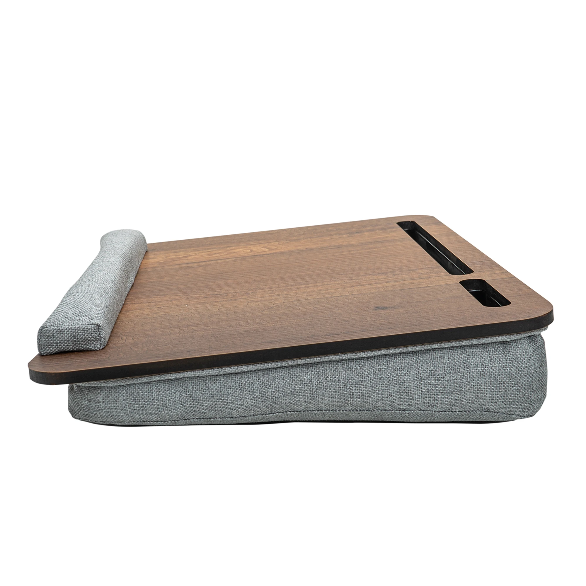 Lap Desk with Pillow Cushion,Ergonomic Laptop Stand for Couch Bed Fits up to 15.6 inch Laptop Tablet and Phone Holder