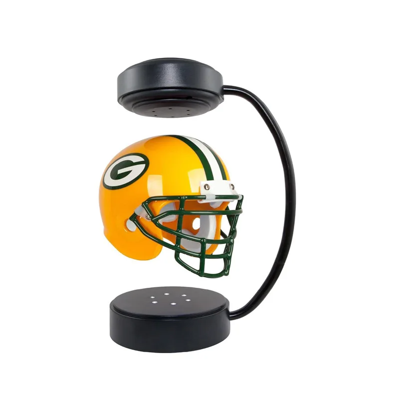 Magnetic leviation suspension creative decoration Helmet football hanging in the air Collectible gift for fan