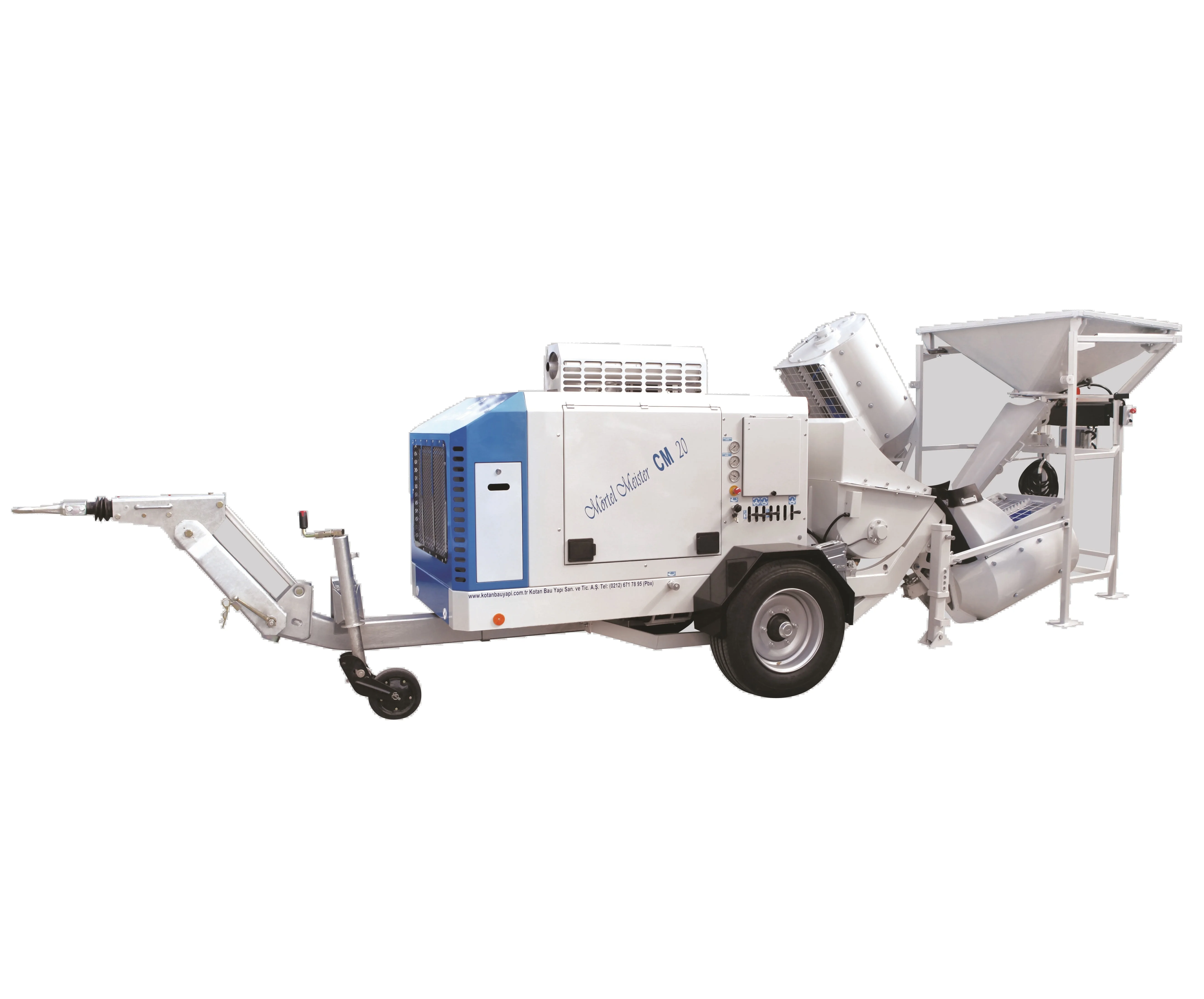 Mortel Meister Concrete Mixer & Pump Unit