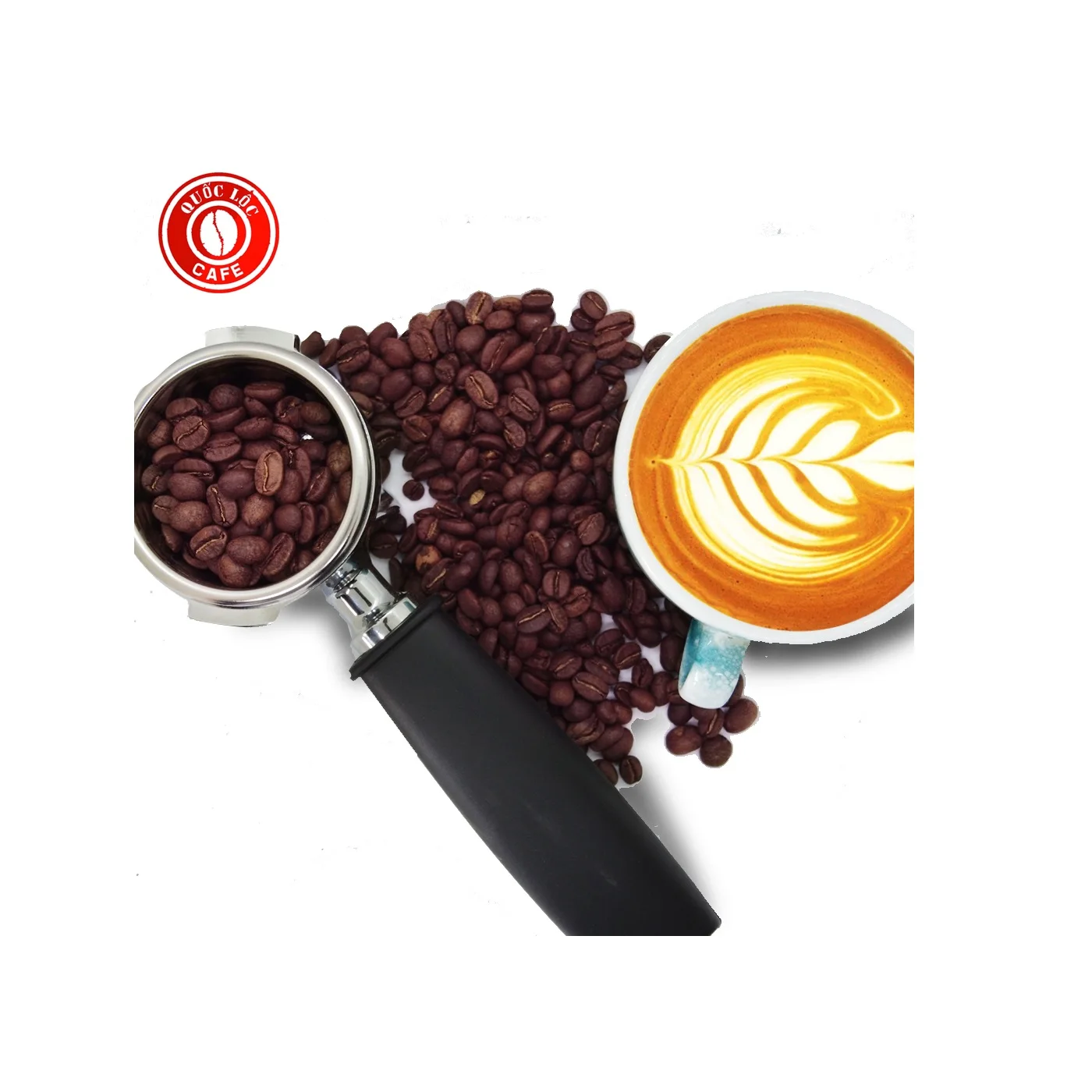 Упаковка в пакет 100% Arabica горячего воздуха жареного типа сладкий мягкий вкус цитат Loc кофе из Вьетнама