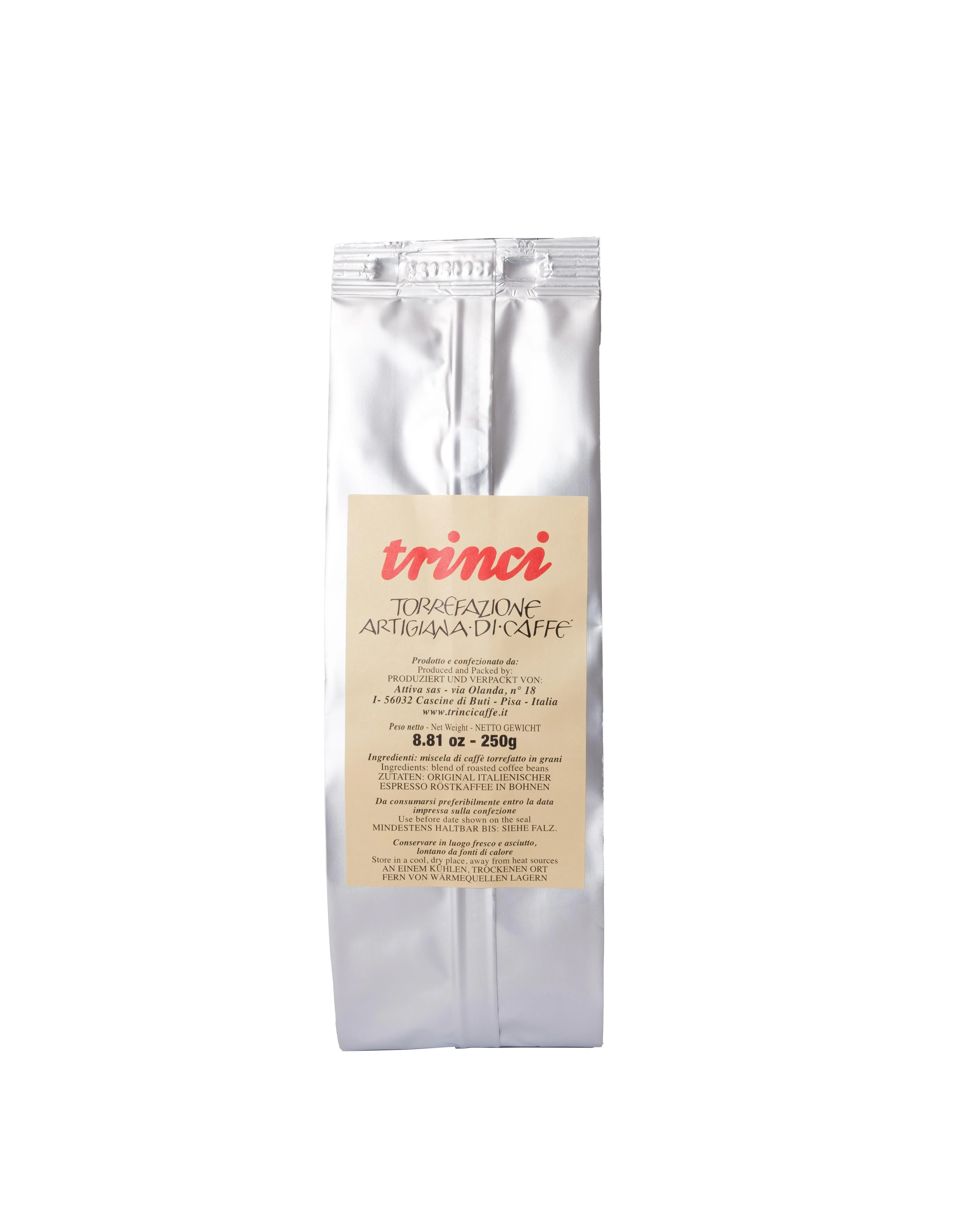 250g Artisan high quality roasted italian Coffee ARABICA 100% Mild Beans