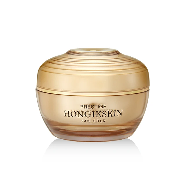 HONGIK SKIN 24K GOLD CREAM 80g plastic jar high quality anti-aging whitening effect luxury intensive skin care OBM OEM ODM