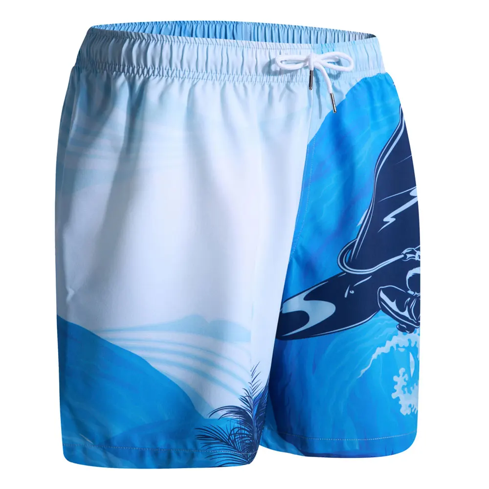 OEM Best Quality Wholesale Factory Price Men Beach Short 100% Polyester sublimation trunk sea shorts