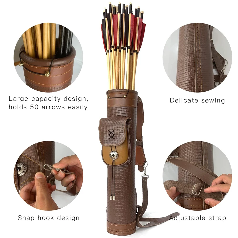 2021 New Arrival Hot Sale Very Cheap Prices 100% Top High Quality Best Pakistani Made Archery Leather Quiver