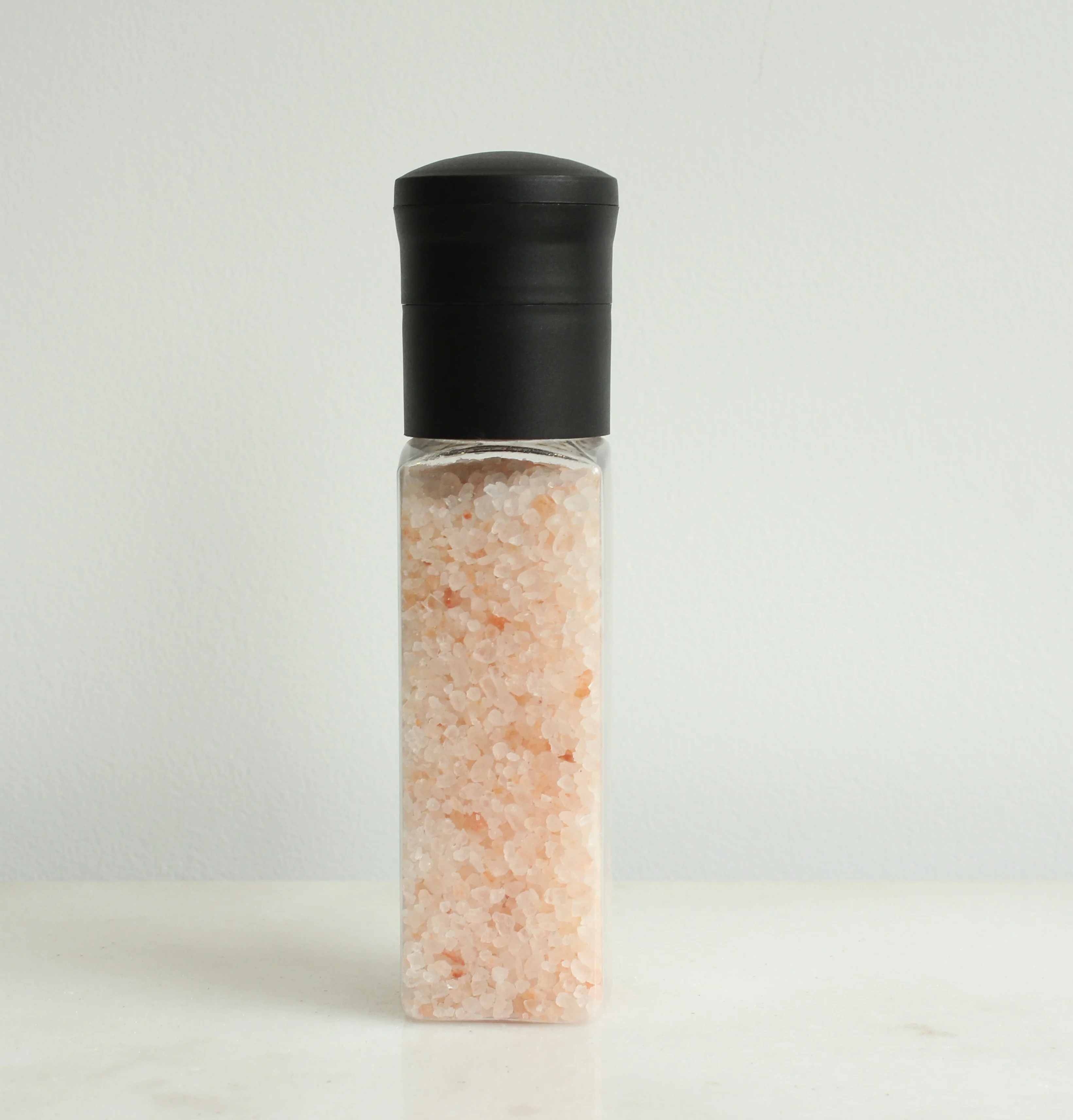 
Himalayan Pink Rock Salt 2mm-5mm Light Pink Salt Grinder - Packaging 430g PET Grinder Bottles in Bulk 