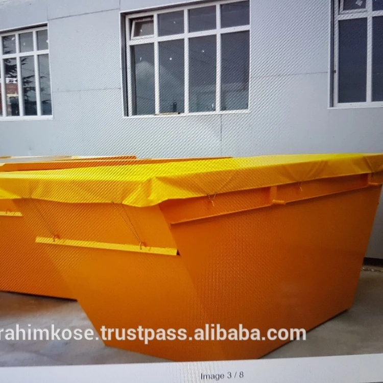 
6 cbm Metal Skip container bucket type bin 