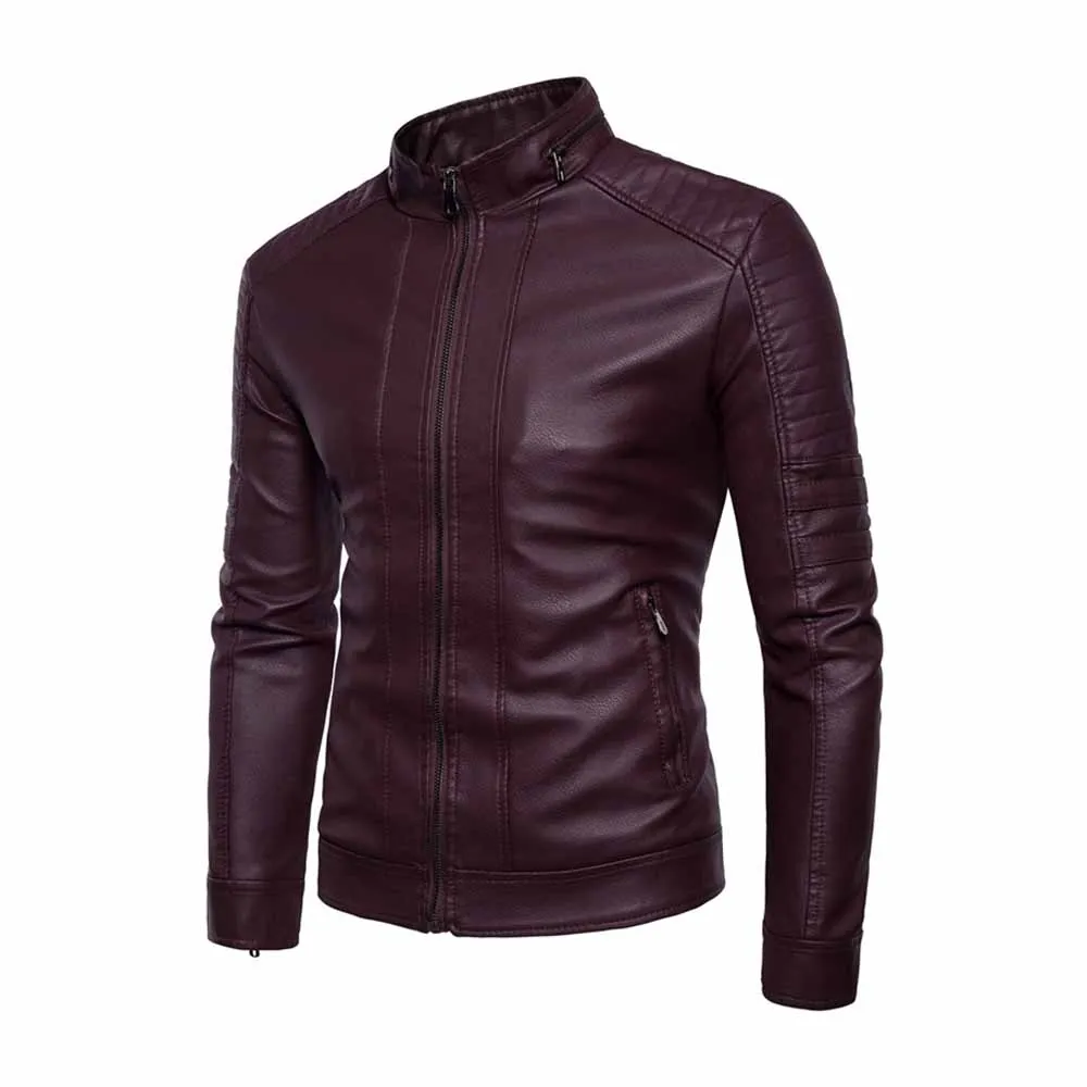 Real Sheep Leather Jackets for Men