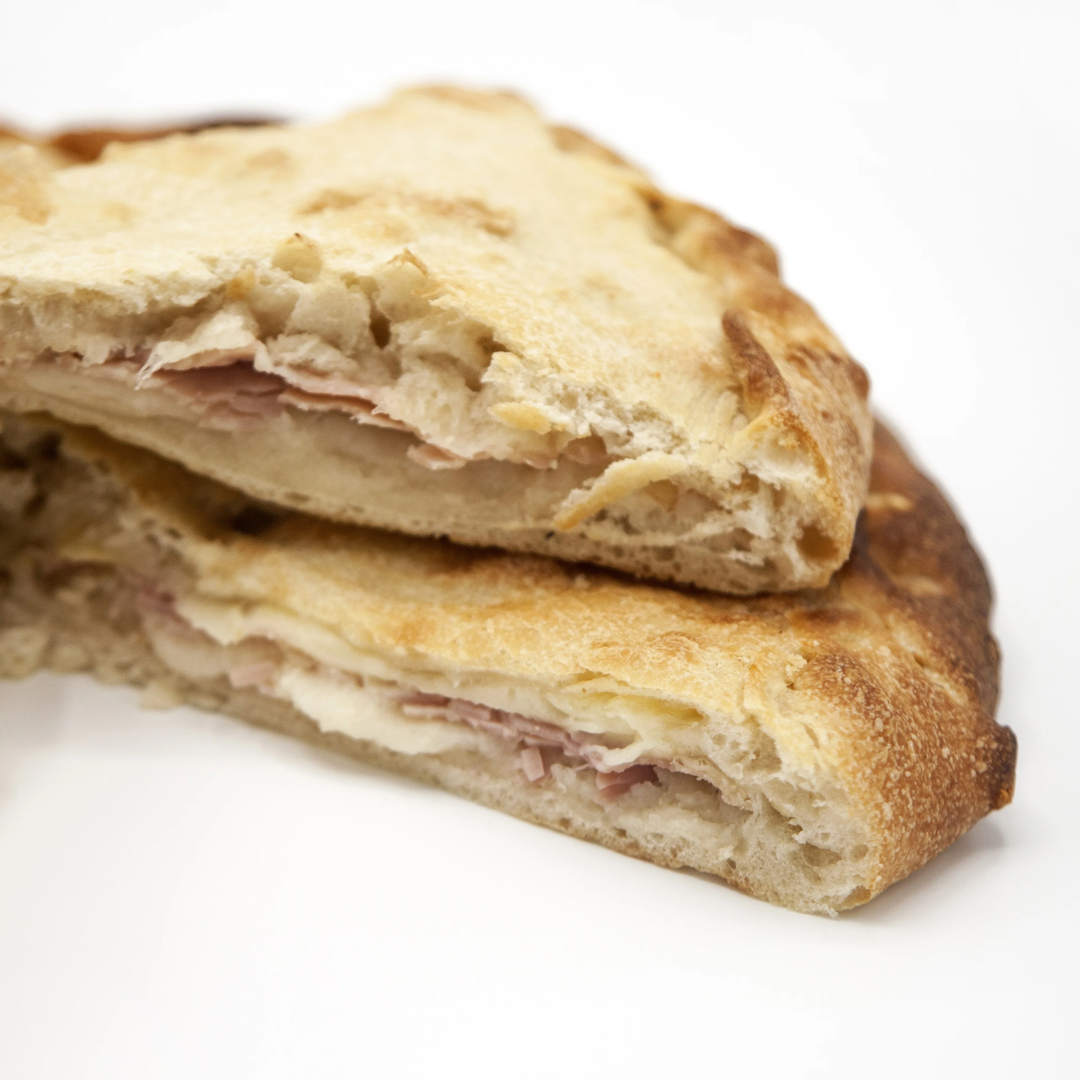 32 cm Readymade Semi-soft Mozzarella and Boiled Ham Packed Flatbread Made in Italy for Restaurants Hotels Street Food and Horeca