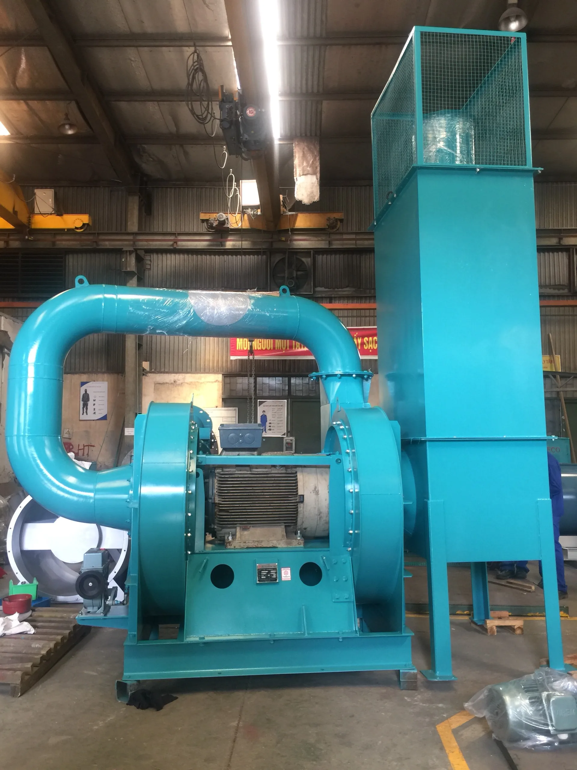 BEST SELLER SUPER HIGH PRESSURE TURBO CENTRIFUGAL FAN - DOUBLE STAGES 2XLQ09 SERIES