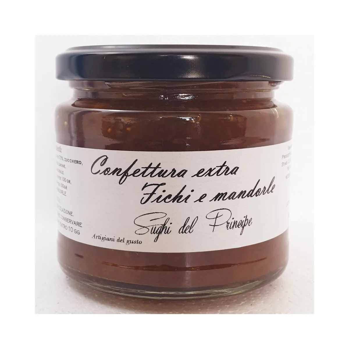 New 2022 Extra Fig and Almond Jam with 70% Fruit Ideal for Breakfast Made in Italy