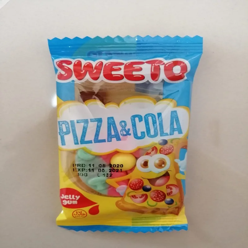 Желе-Кола для пиццы, халяльное желе для жевания, 30 г