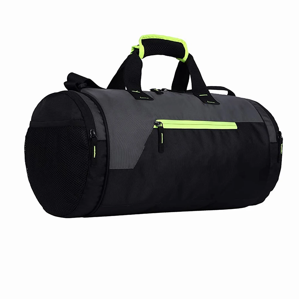 Pakistan Manufacture Gym Bags  Nylon / Polyester Made Sports Bags Outdoor Travel Waterproof Bags