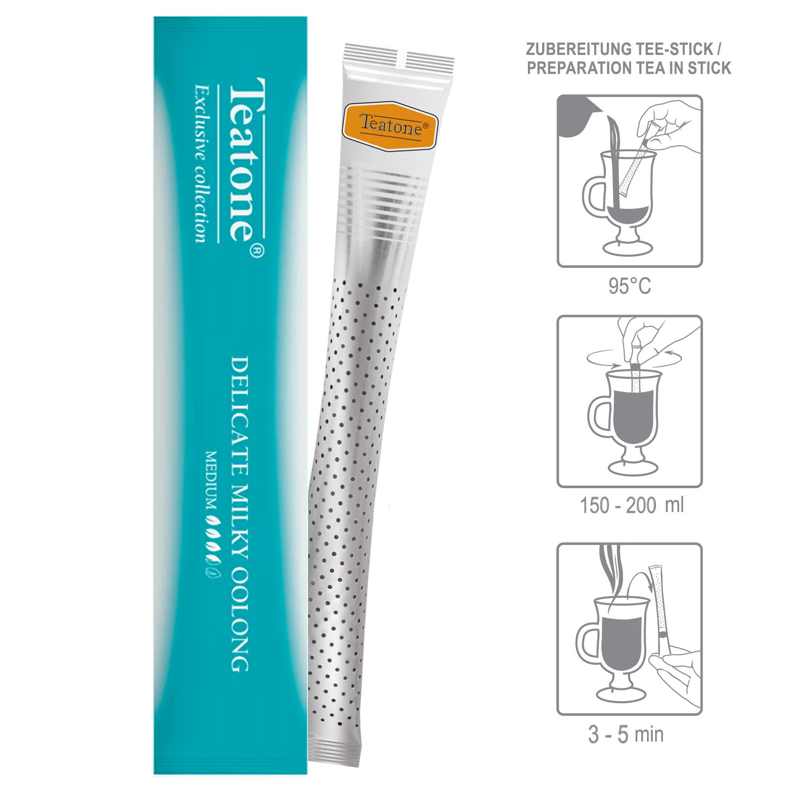 Молочный чай oolong деликатный в палочке 100 палочек индивидуальной упаковке * 1 8 г высокое качество