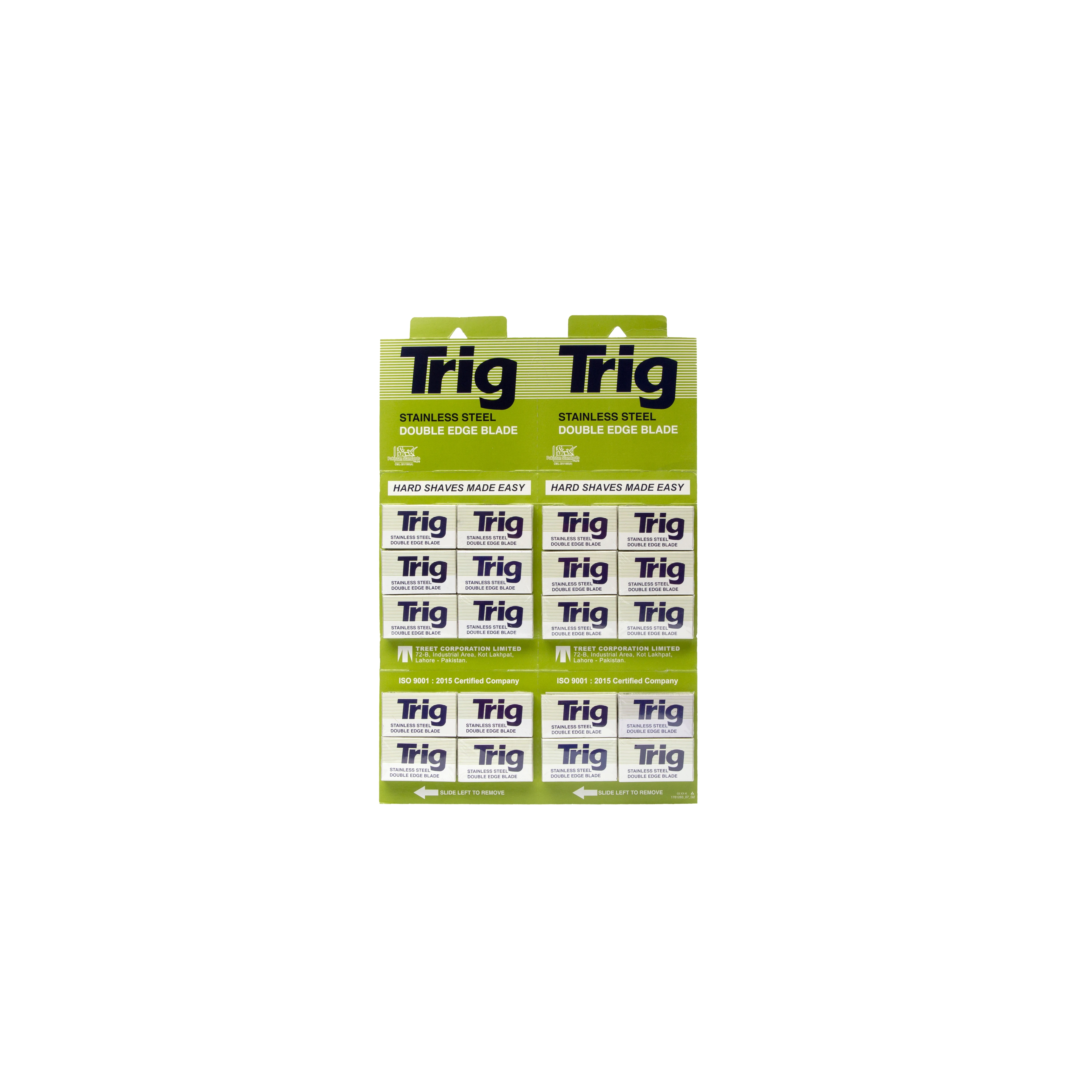 Серебряный край Trig (10 лезвий в пакете)