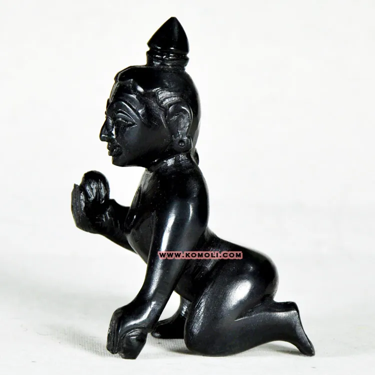  Handmade Baby white marble stone bal Krishna laddu gopal