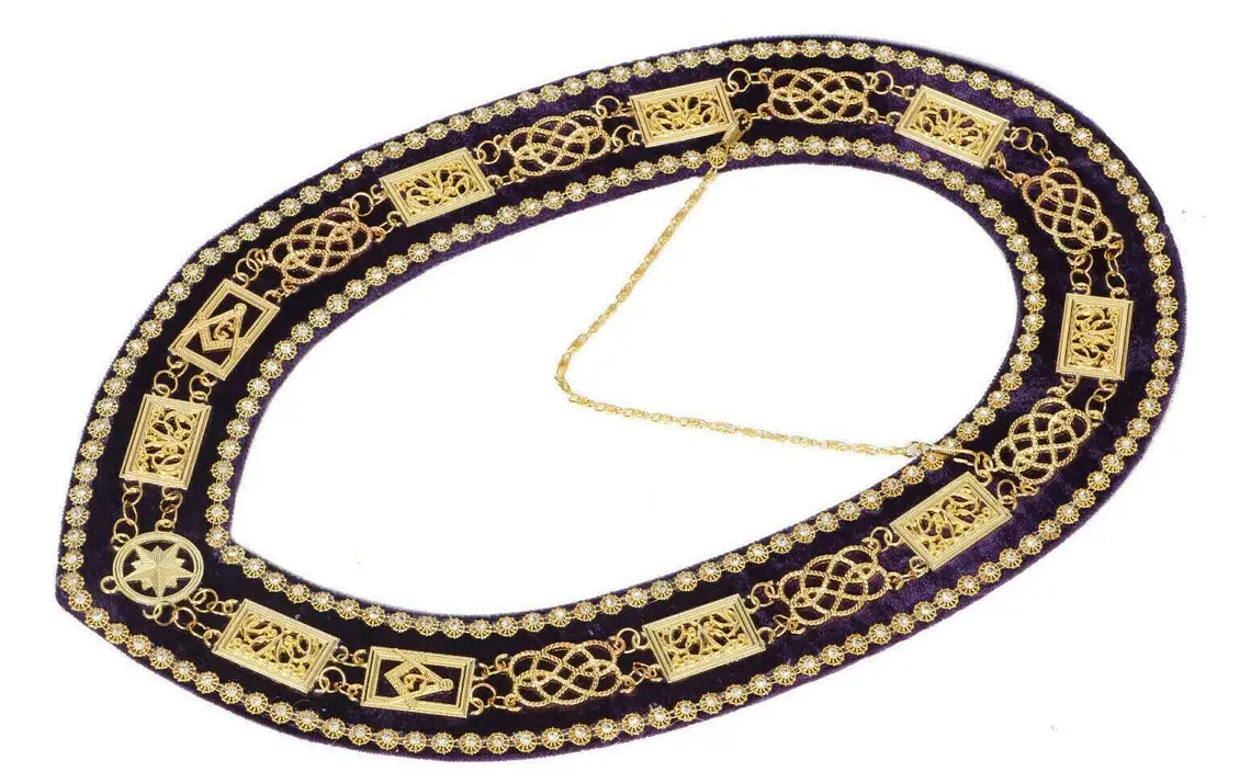 Масонский Большой Домик мастер каменщик фартук 100% овечья кожа с цепочным воротником