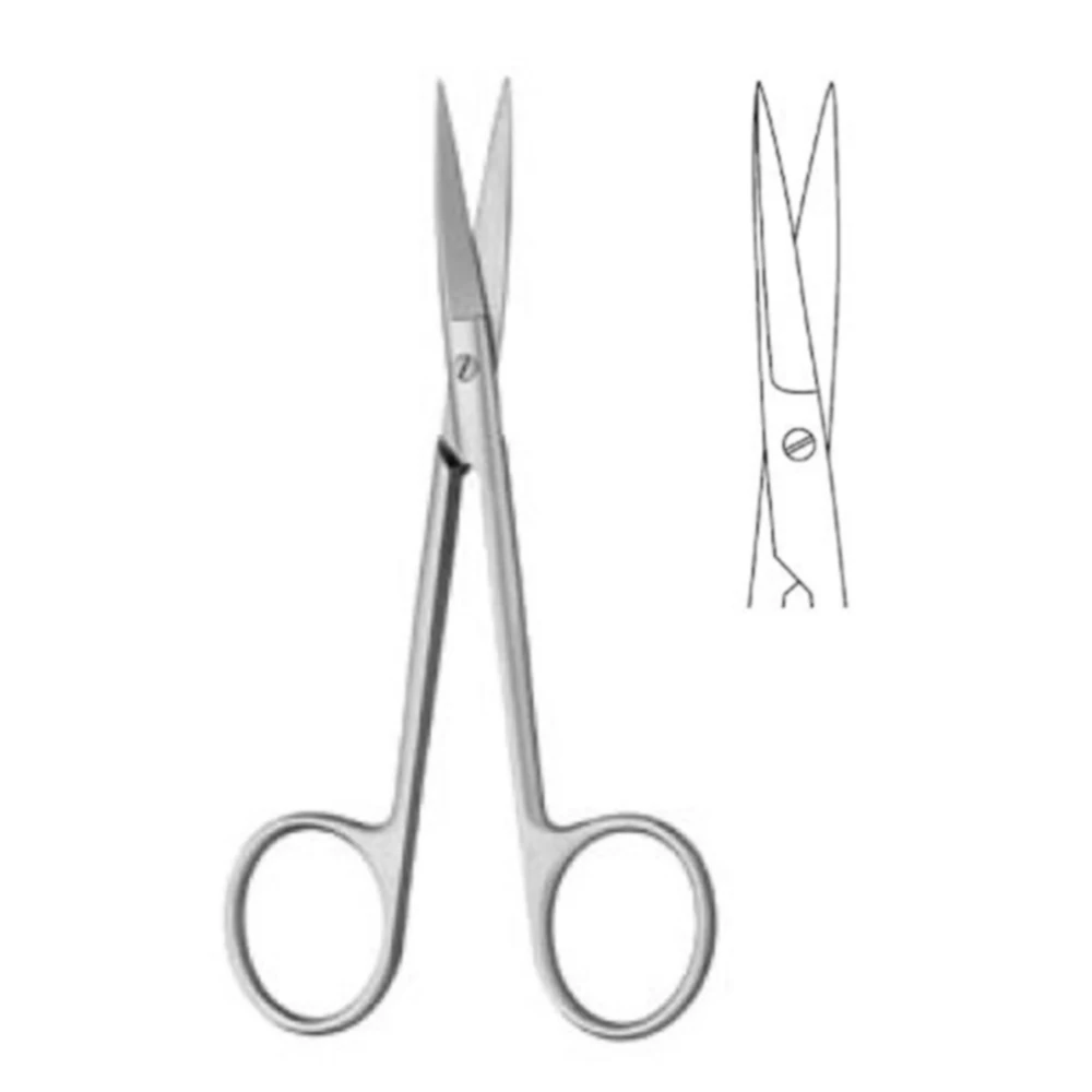  Лидер продаж многоразовые черные биполярные ножницы из нержавеющей стали для резки коагуляции 22 см