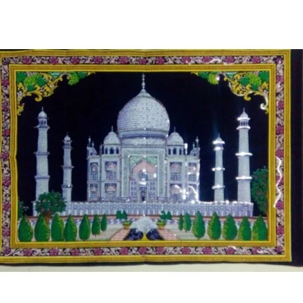 Wall Hanging Seventh Wonder In World Taj Mahal Tapestry Small Home Decor Poster Wonderful Art Beautiful