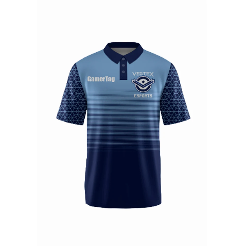 Cheap Gaming T Shirts Custom E-sports Jersey Sportswear Men 100% Polyester Fabric Custom Sublimation Printing Jerseys