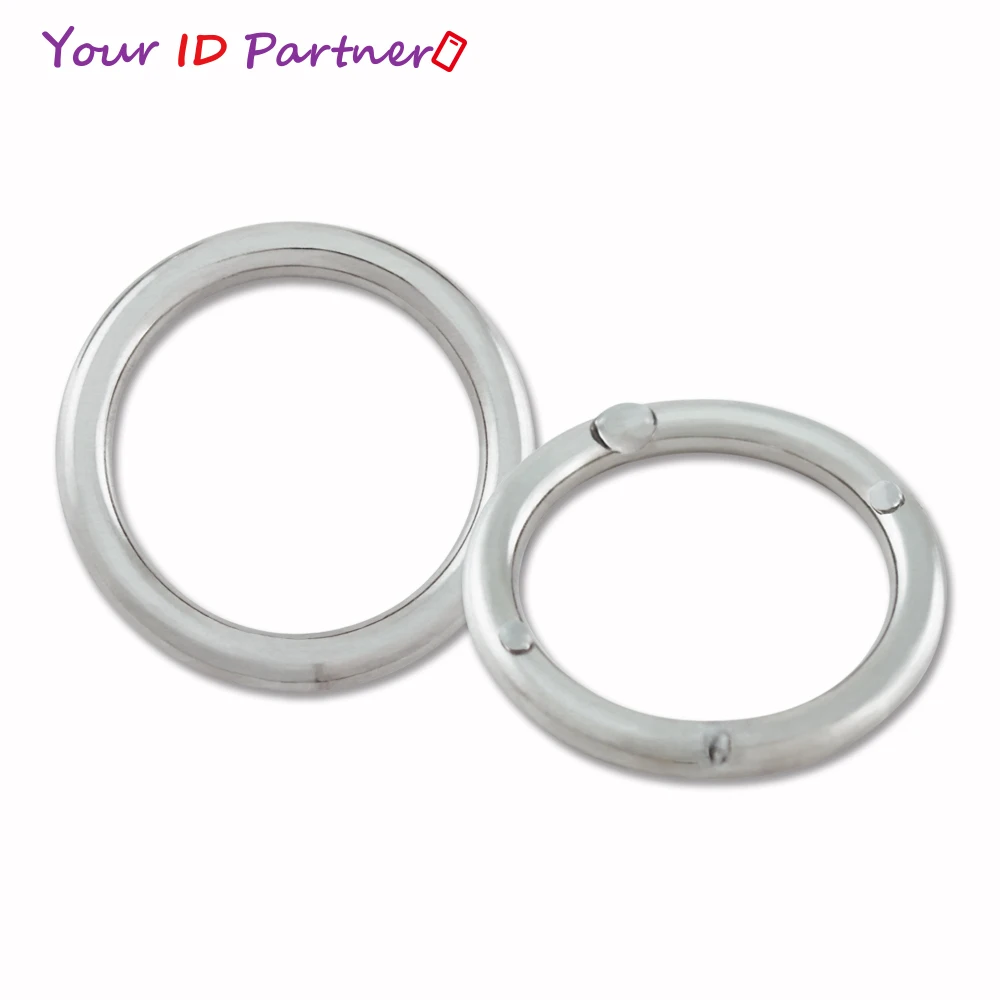 304 316 Wire Size 4mm Welded Sealing Metal Ring Rust Resistant Stainless Steel O Rings For Bag or Boat