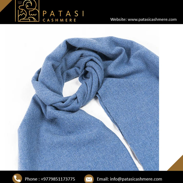 Outdoor Fashion Wear Mens Scarves Thick Cashmere Blue Mens Scarf Buy At Wholesale Price