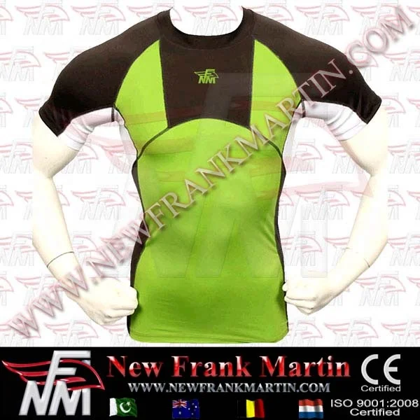 NFM Rash guard Gym Fitness MMA Jiu Jitsu BJJ Base Layer compression spandex sport casual fashion Surf Shirt OEMODM Custom Design
