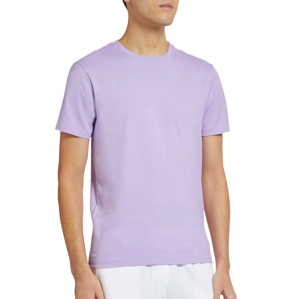 2021 custom made New Stylish Men Tees Plain T Shirt for Men Purple Crew Neck 100% Cotton Plain T shirt For Men