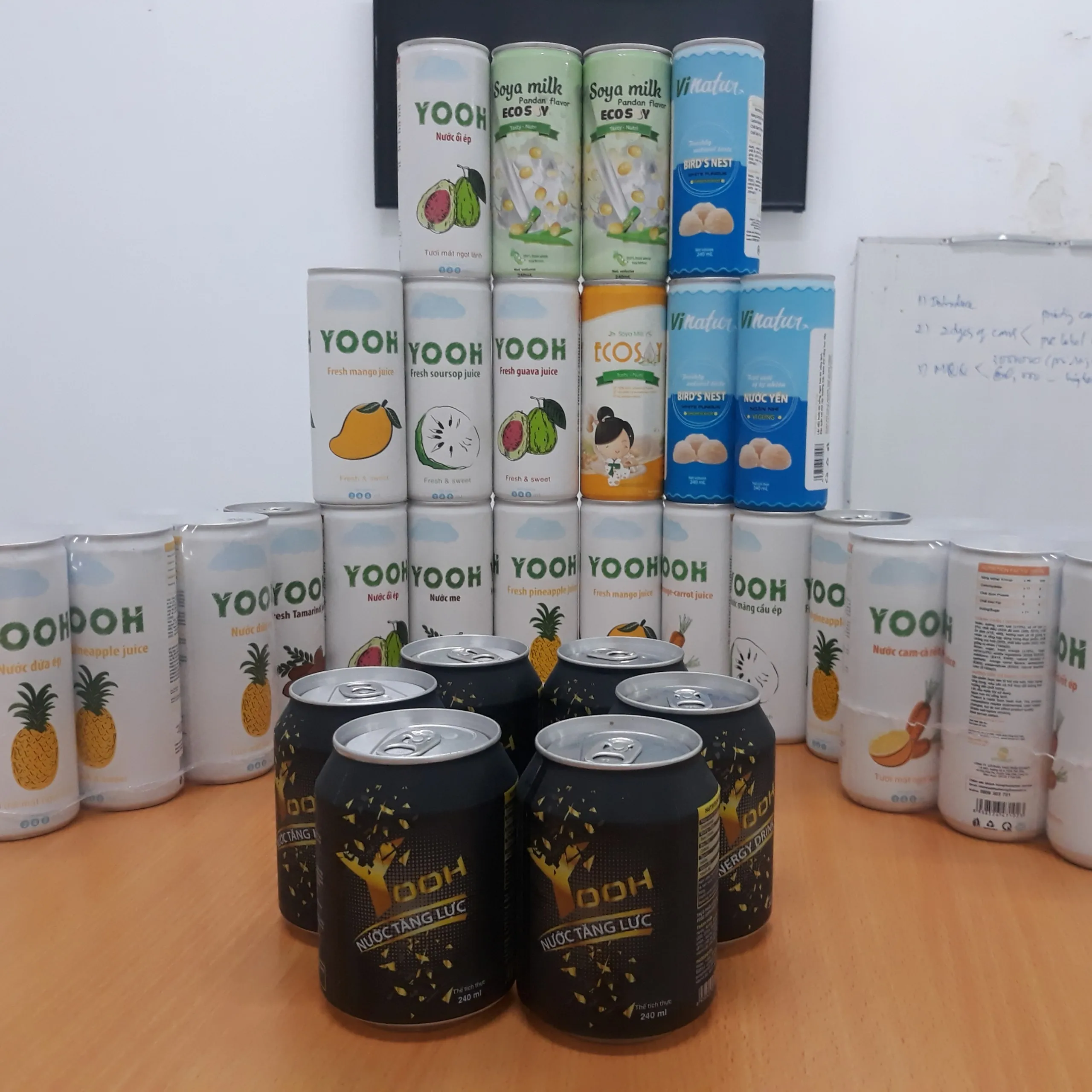 OEM Fruit Juice Drinks 250mL Slim can high quality for wholesale
