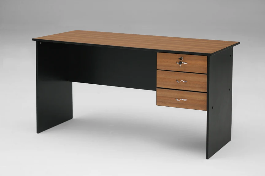 Modern Wooden Particle Board Knock Down Executive Office Furniture Desk Design 1333