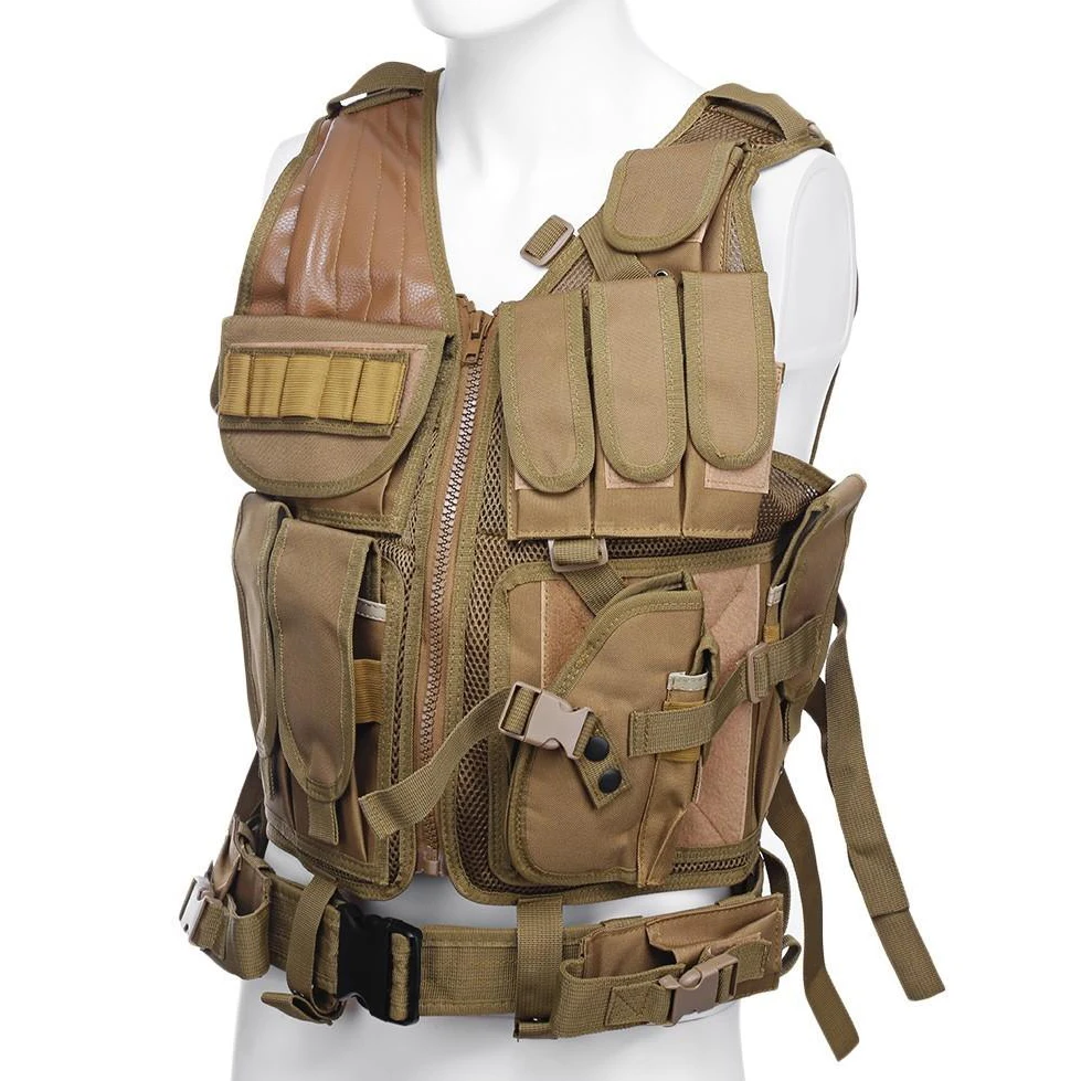 Original equipment manufacturer highest quality Paintball Air Tank Pouch Vest Molle paintball Tactical Universal