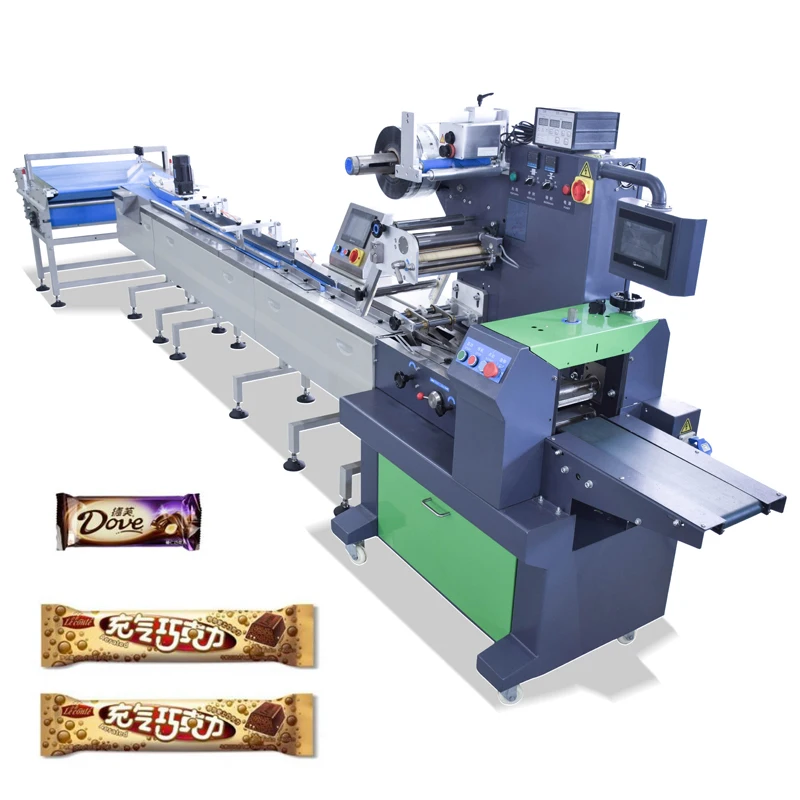 
High quality chocolate with insert plastic bag packing machine 