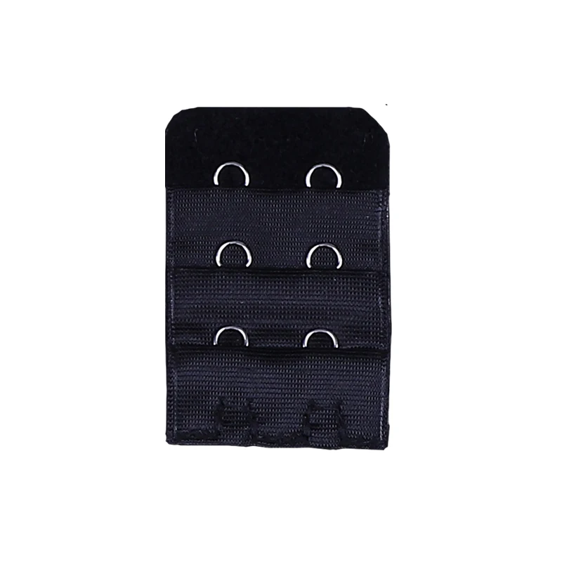 Oucheng Customize Coloful Hook And Eye Tape Bra Underwear Accessories 3 Rows 2 Hooks Back Strap Extrender