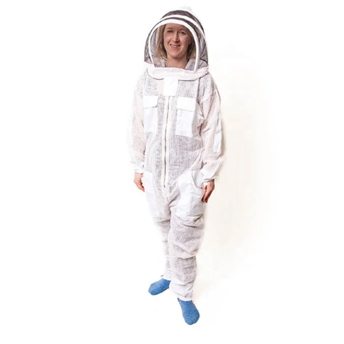 
Factory Price High Quality Pure Cotton Bee Protective Suit/Beekeeper Clothing/ beekeeping jacket 