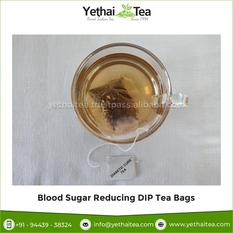 100% Natural Fresh Wellness Sugar DIP Herbal Green Tea Bags for Men & Women