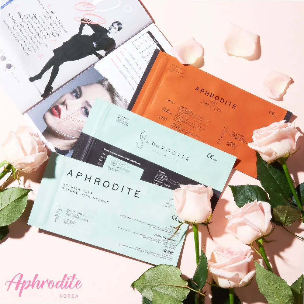 High Quality 6D Cog PDO Thread Fox Eyes Eyebrow Lift Lateral Face Wrinkle Removal APHRODITE Top Seller L W Cannula  sharp blunt