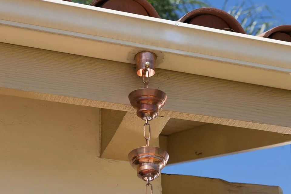 
COPPER RAIN CHAIN 