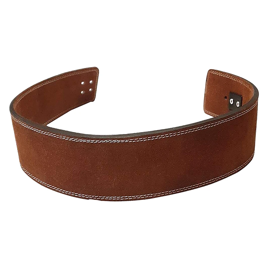 Leather Weight Lifting Lever Belt for Powerlifting IPF Steel Buckle Men & Women Strongman 10MM 4inches Workout Deadlifts