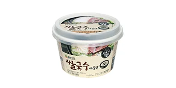 Лидер продаж корейский традиционный суп из говяжьих костей с низким содержанием калорий вкусная чашка для риса лапша Сделано в