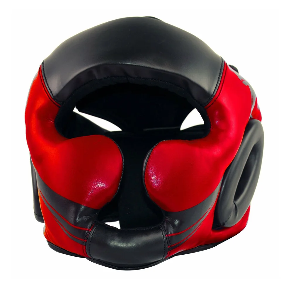 Защитные боксерские головные уборы из искусственной кожи для профессиональных тренировок боксеров