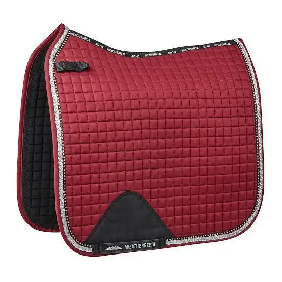 Polyester Fabric Saddle Pad With Crystal Horse Glitter Comfort Reasonable Prices