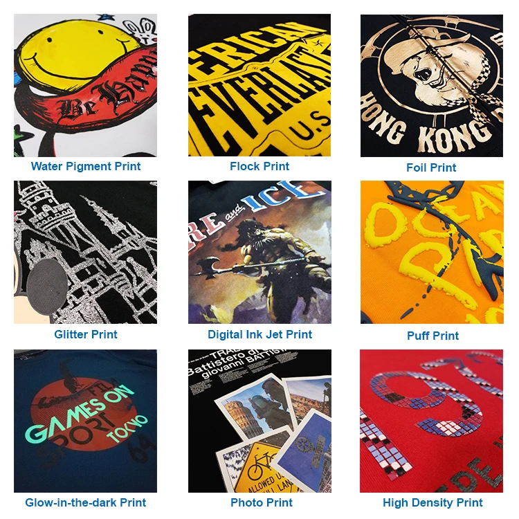 
100% cotton Men Women OEM ODM Reflective Print Custom T shirt Printing Reflective Print Tshirt 