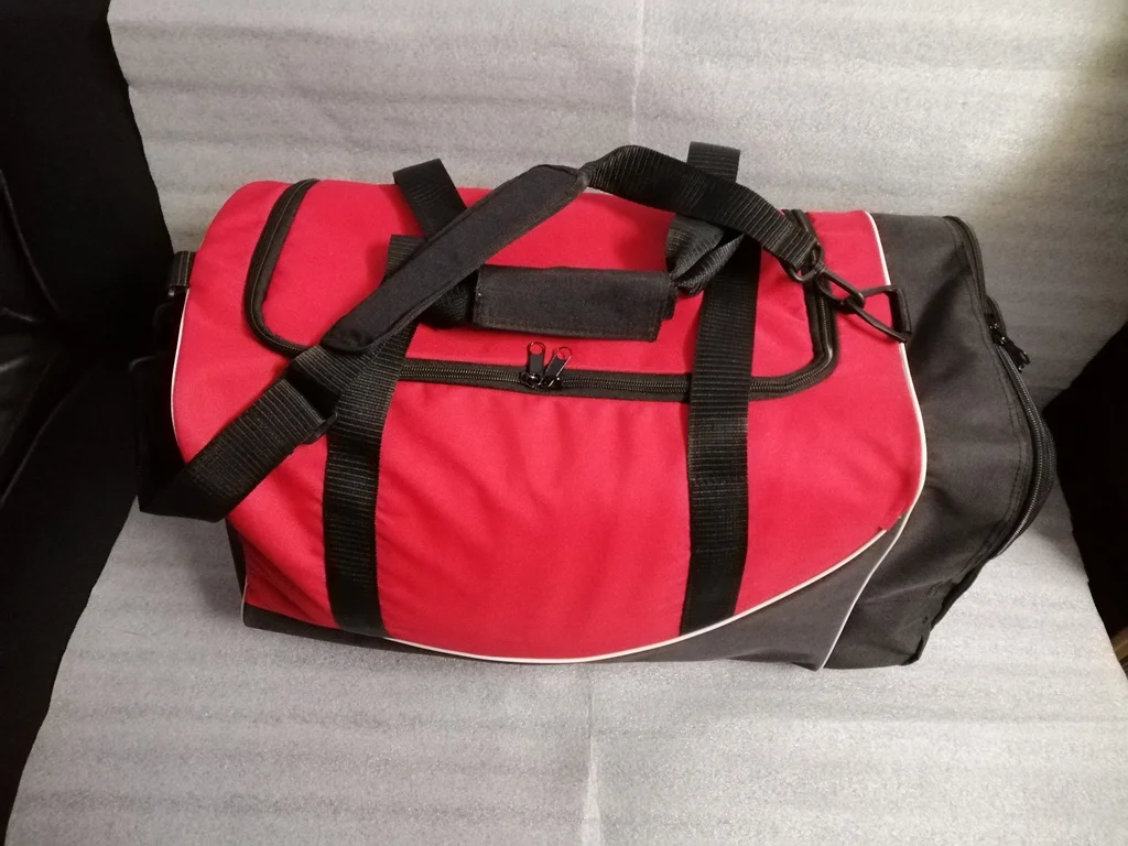 Custom Outdoor Mens Basketball Soccer Duffel Lacrosse Fitness Bag Sport Gym Duffle Bag With Shoe Compartment