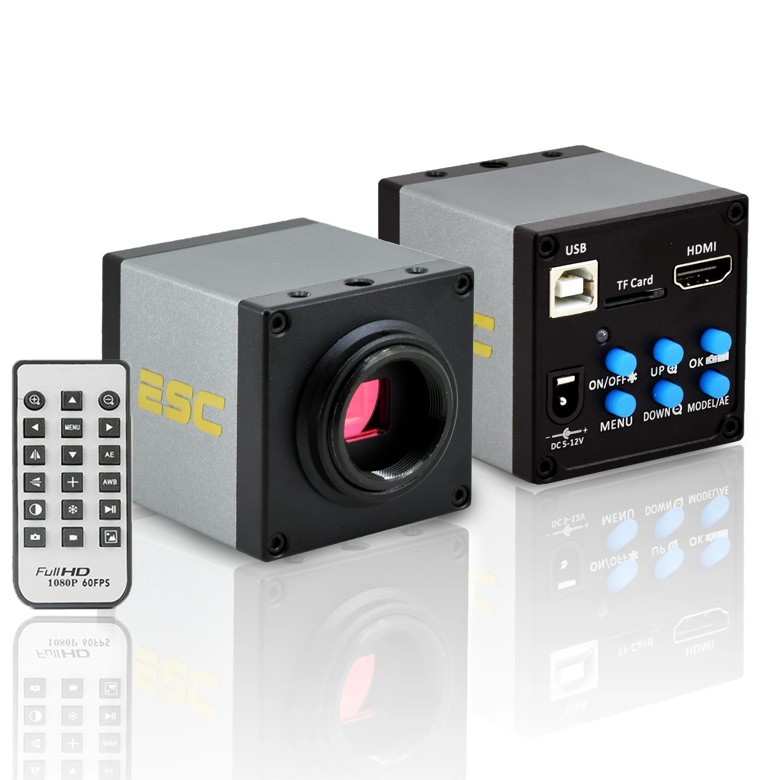 Digital Microscope Camera Full HD 16 Mp for Beam splitter Slit Lamp