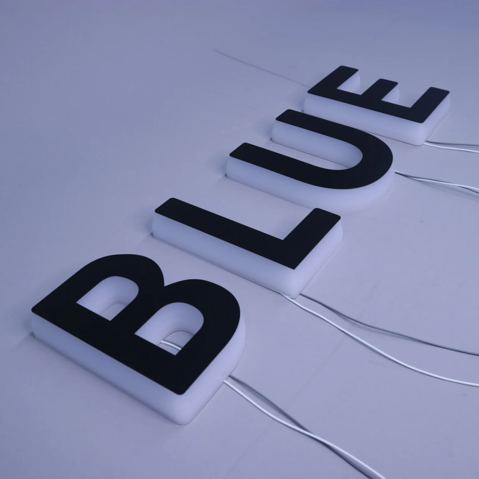 3D Letters Custom Logo Signs Acrylic Led Letter Light 3D Plastic Signs Alphabet Acrylic Letters