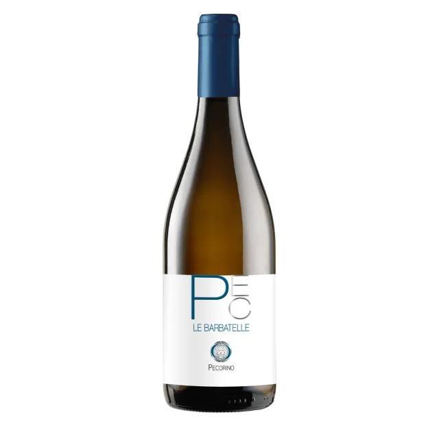 Private label Made in Italy high quality  PECORINO TERRE DI CHIETI IGT glass bottle white wine