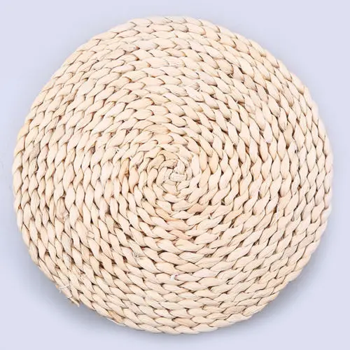 Round Hand Woven Water Hyacinth Rattan Placemat from VietNam