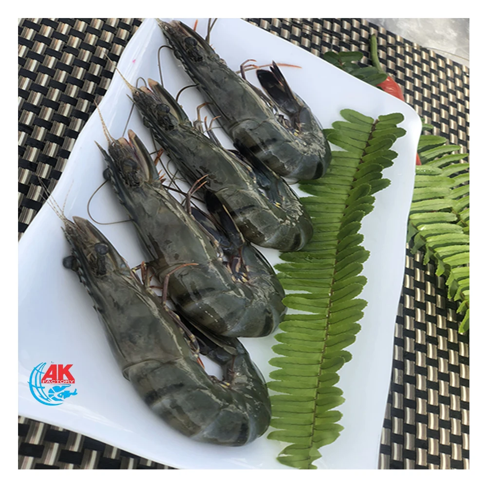 Черная Тигровая креветка на корпусе