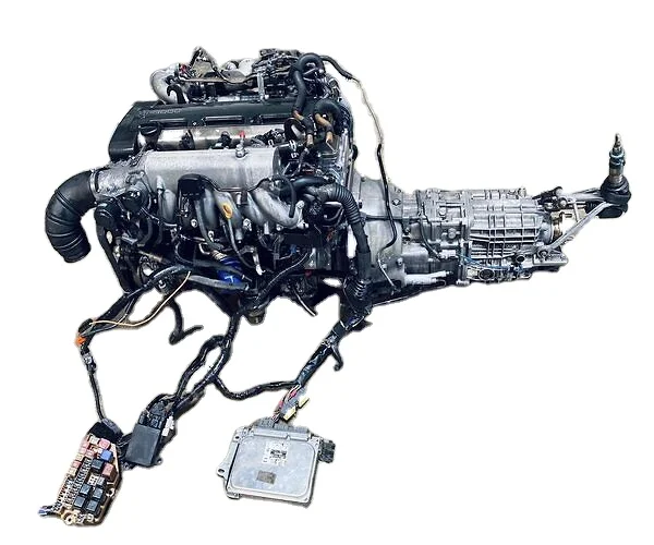 2JZGTE Non-VVTi Twin Turbo Rear Sump 3.0L Engine with V160 Getrag 6 Speed Manual Transmission MK4 JZA80 Toyota Supra