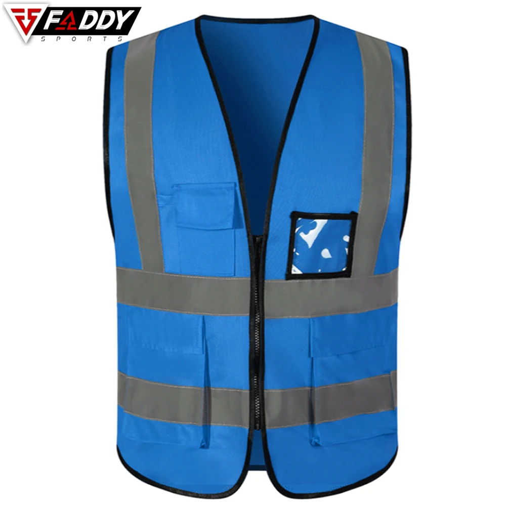
Hi Viz safety Vest Factory Supply Work Wear High Visibility Reflective Men Safety Wear Vest 
