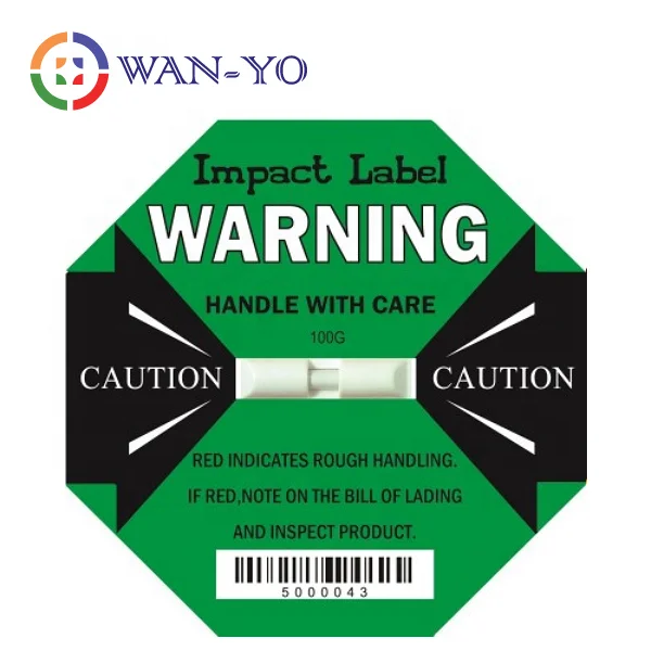 Gforce Damage Detector Shipping Labels : Monitor Shipments with Impact Labels By WAN-YO